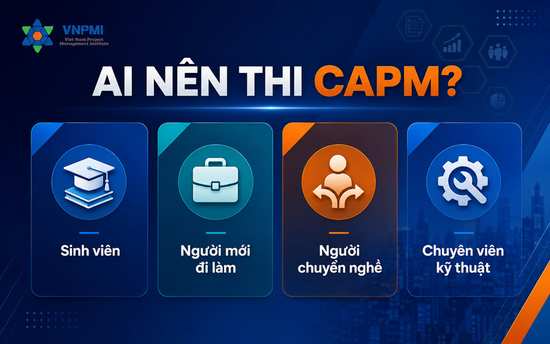 Những nhóm phù hợp thi CAPM khi chưa có kinh nghiệm