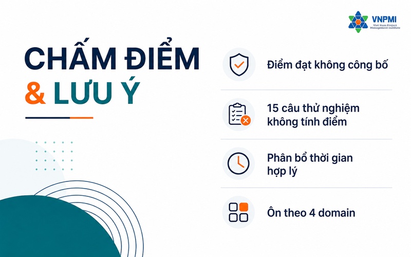 Cách chấm điểm CAPM, 15 câu thử nghiệm và các lưu ý khi làm bài
